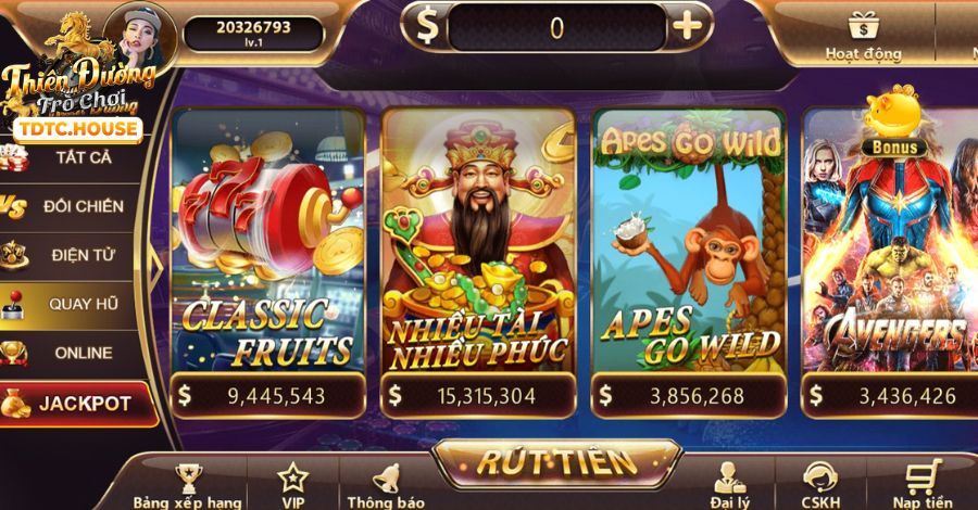 Các loại trò chơi slot phổ biến tại Hi88